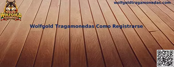 Guía visual sobre cómo registrarse para consultar Wolfgold Tragamonedas