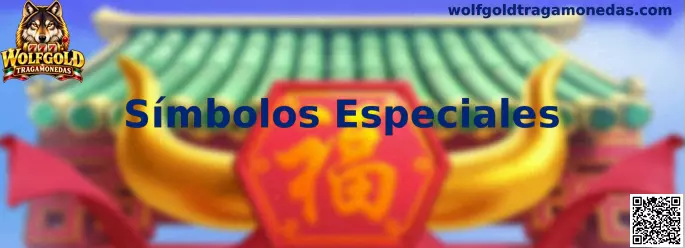 Guía visual de los Símbolos Especiales de Wolfgold Tragamonedas
