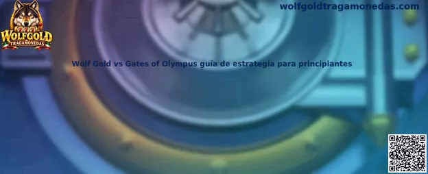 Ilustración comparativa de las tragamonedas Wolf Gold y Gates of Olympus para principiantes